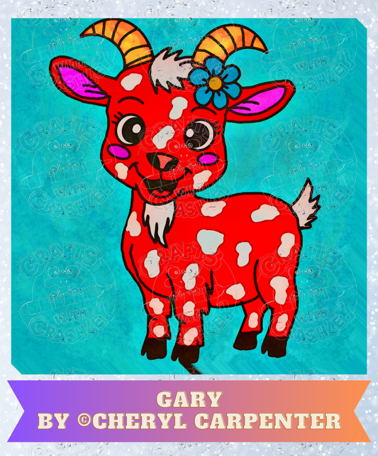 "Gary" by ©Cheryl Carpenter Premium Decorative Release Papers for Diamond Painting