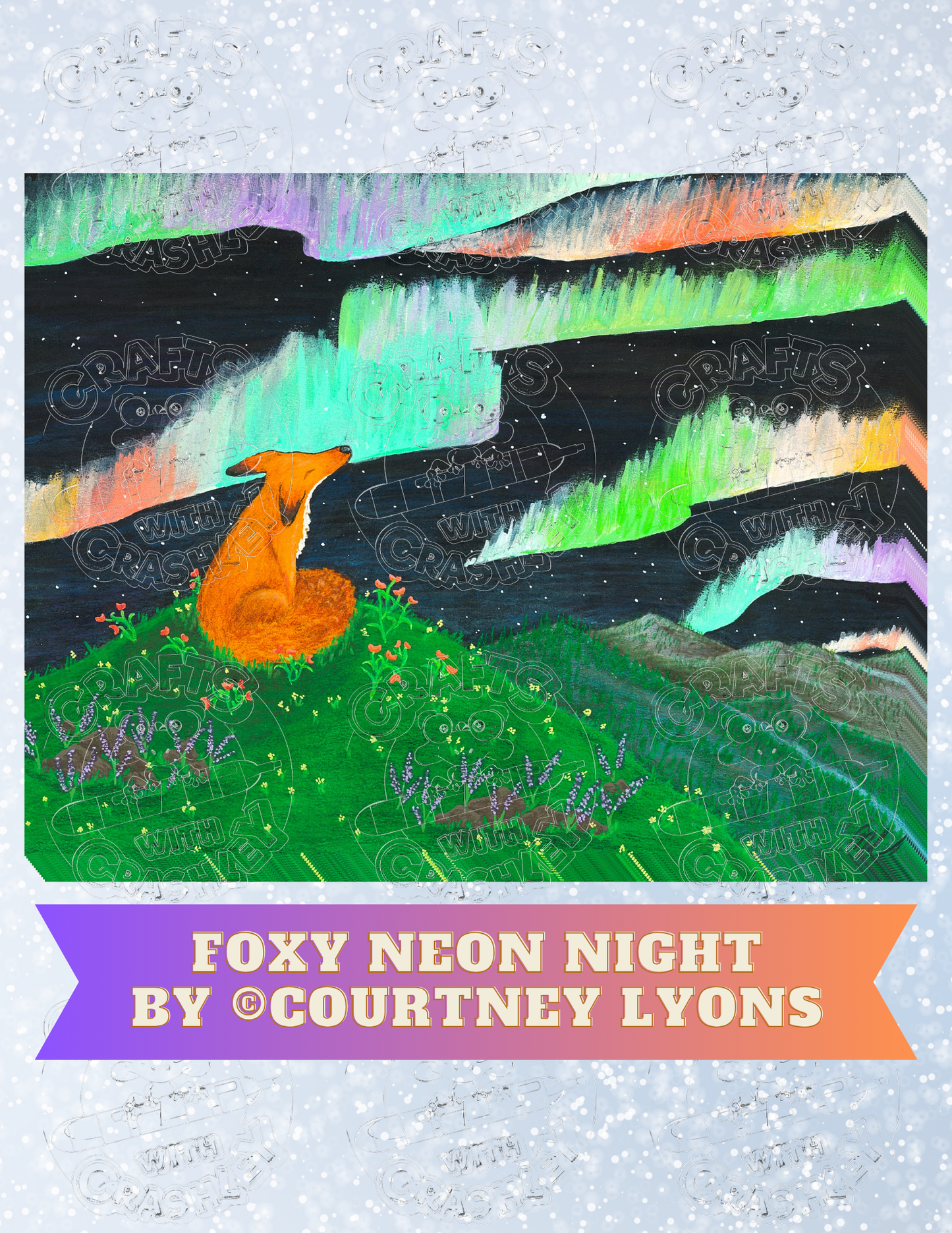 Product Bundle "Foxy Neon Night" by ©Courtney Lyons