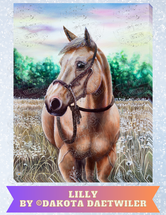 "Lilly" by ©Dakota Daetwiler Premium Decorative Release Papers for Diamond Painting