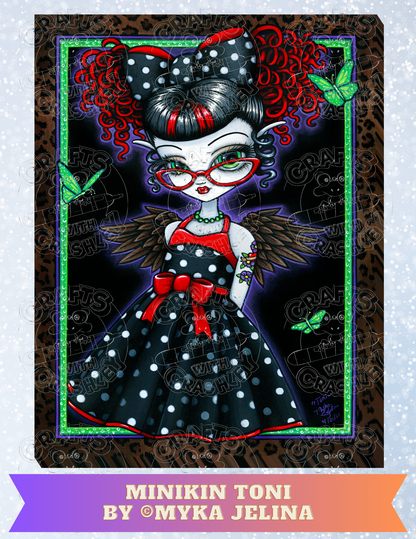 "Minikin Toni" by ©Myka Jelina Premium Decorative Release Papers for Diamond Painting