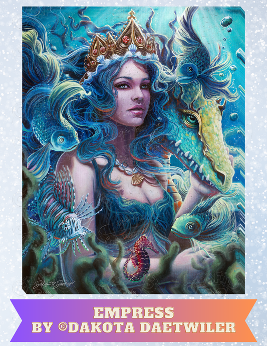 "Empress" by ©Dakota Daetwiler Premium Decorative Release Papers for Diamond Painting