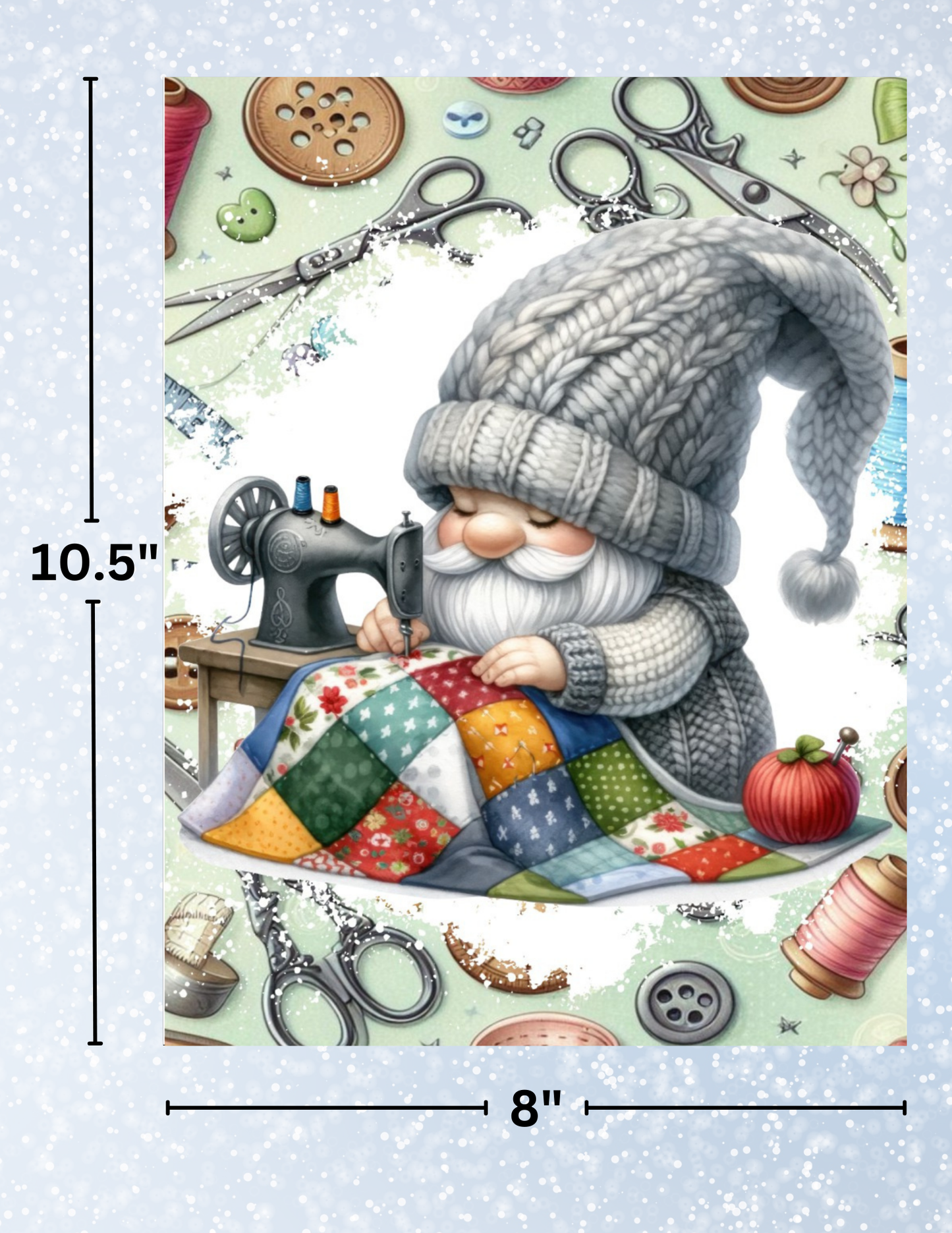 "Crafty Gnome" Decorative Diamond Painting Release Papers