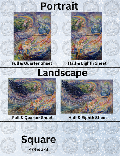 "Earth Angel" by ©Josephine Wall Decorative Diamond Painting Release Papers