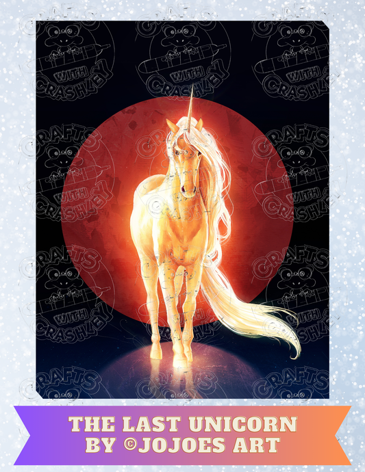 "The Last Unicorn" by ©JoJoes Art Premium Decorative Release Papers for Diamond Painting