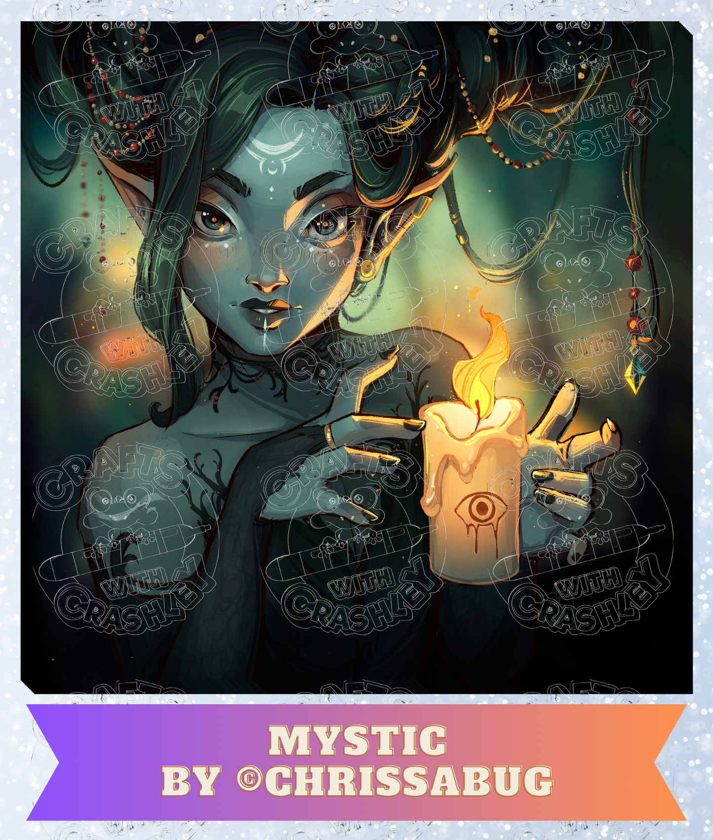 "Mystic" by ©ChrissaBug Premium Decorative Release Papers for Diamond Painting