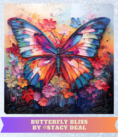 "Butterfly Bliss" by ©Stacy Deal Premium Decorative Release Papers for Diamond Painting