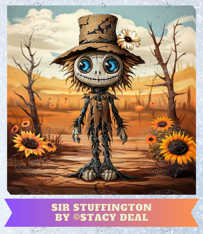 "Sir Stuffington" by ©Stacy Deal Premium Decorative Release Papers for Diamond Painting