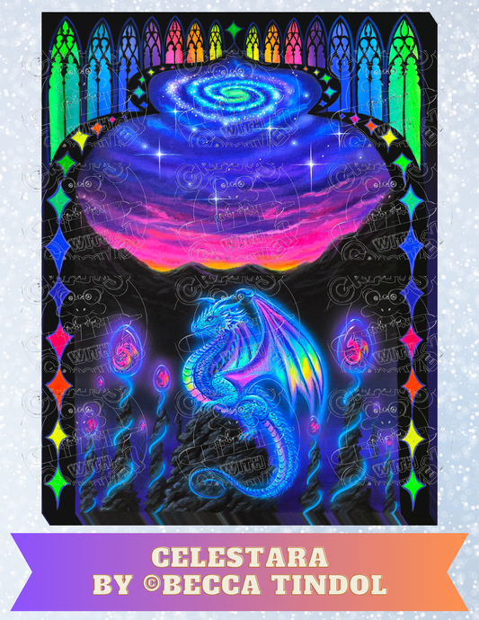 "Celestara" by ©Becca Tindol Premium Decorative Release Papers for Diamond Painting