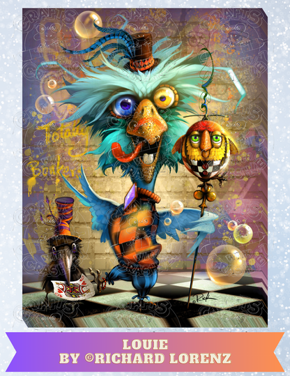 "Louie" by ©Richard Lorenz Premium Decorative Release Papers for Diamond Painting