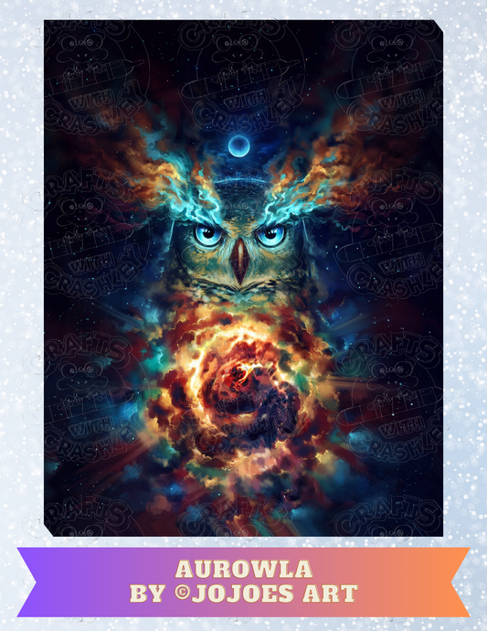 "Aurowla" by ©JoJoes Art Premium Decorative Release Papers for Diamond Painting