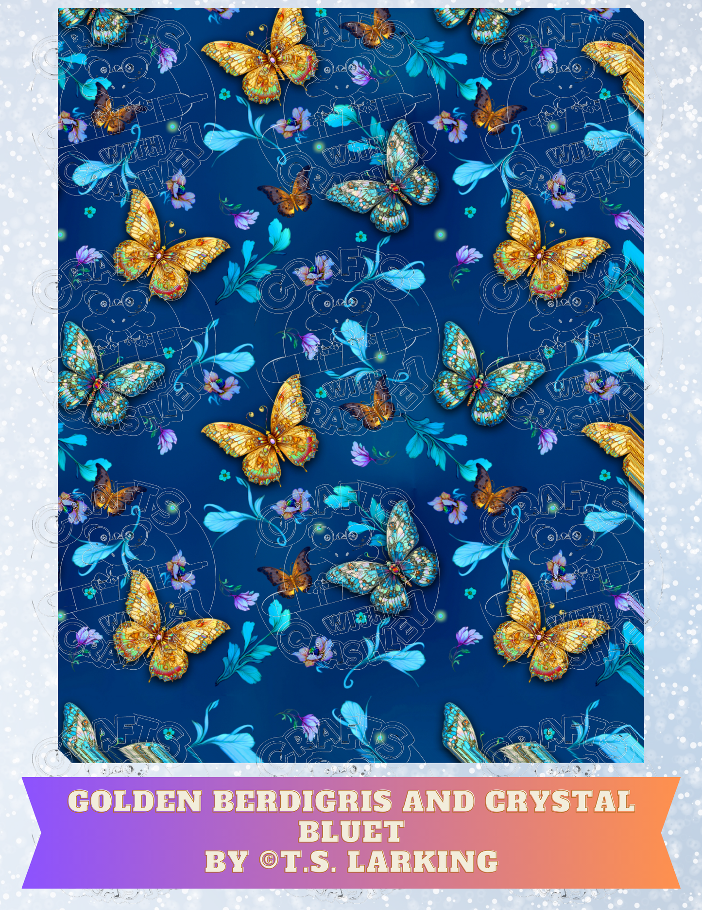 Product Bundle "Golden Verdigris AND Crystal Bluet" by ©T.S. Larking