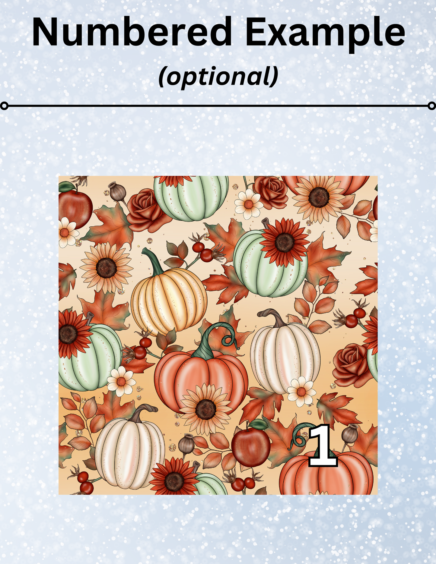 "Fall Pumpkin Patch" Decorative Diamond Painting Release Papers