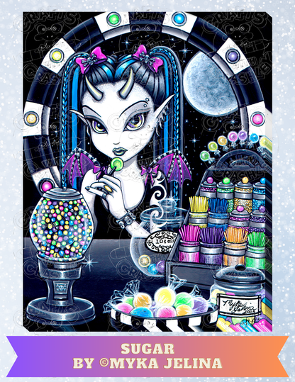 "Sugar" by ©Myka Jelina Premium Decorative Release Papers for Diamond Painting