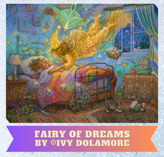 "Fairy of Dreams" by ©Ivy Dolamore Premium Decorative Release Papers for Diamond Painting