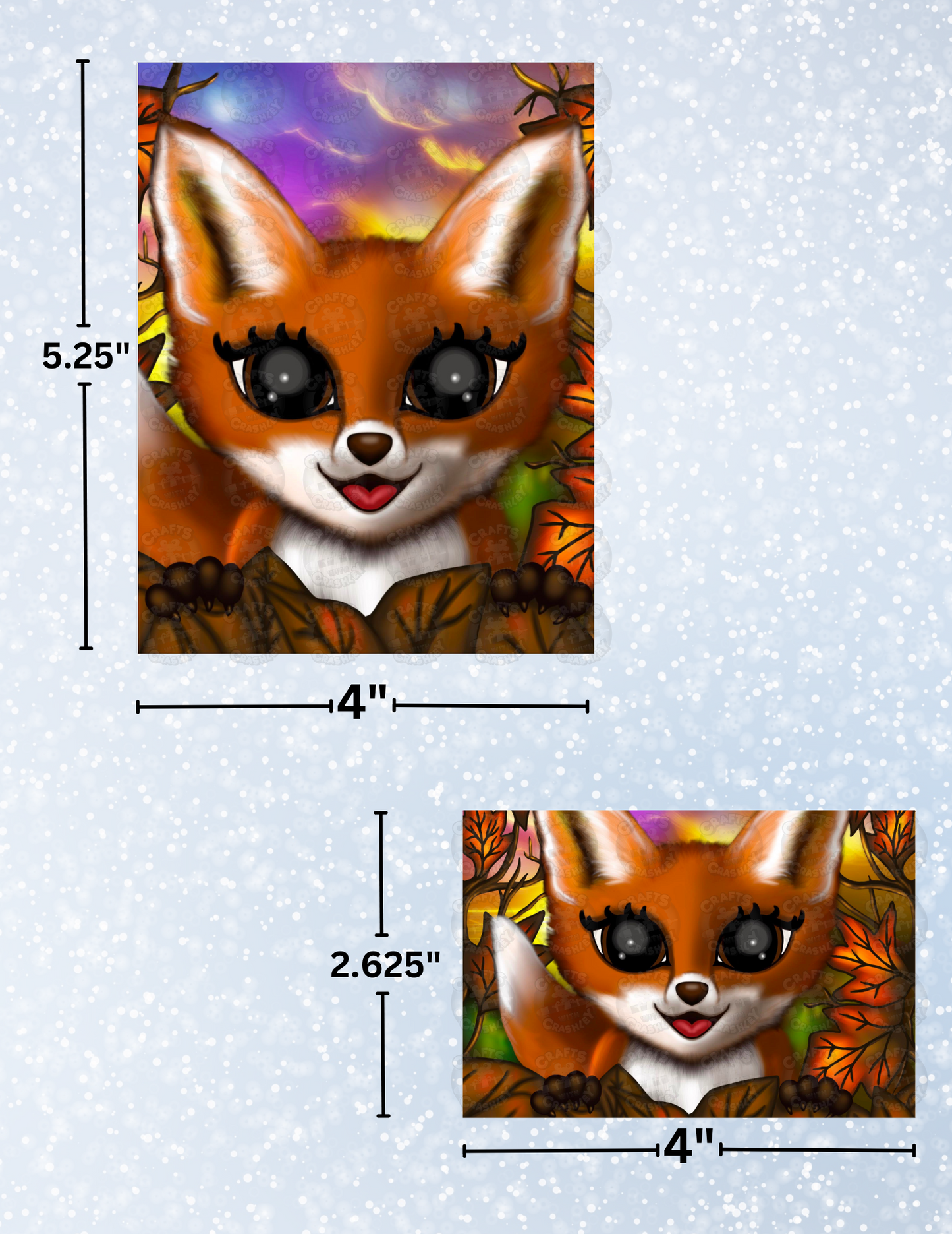 "Autumn Fox" by Emma Casey Decorative Diamond Painting Release Papers