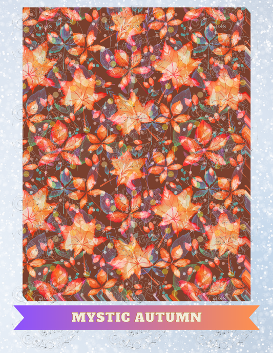 "Mystic Autumn" Premium Decorative Release Papers for Diamond Painting
