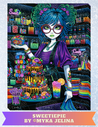 "Sweetiepie" by ©Myka Jelina Premium Decorative Release Papers for Diamond Painting