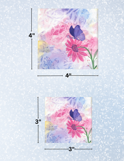 "Abstract Butterfly" By Crafting and Crime Daily Decorative Diamond Painting Release Papers