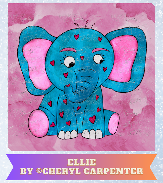 "Ellie" by ©Cheryl Carpenter Premium Decorative Release Papers for Diamond Painting