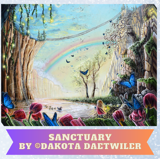 "Sanctuary" by ©Dakota Daetwiler Premium Decorative Release Papers for Diamond Painting