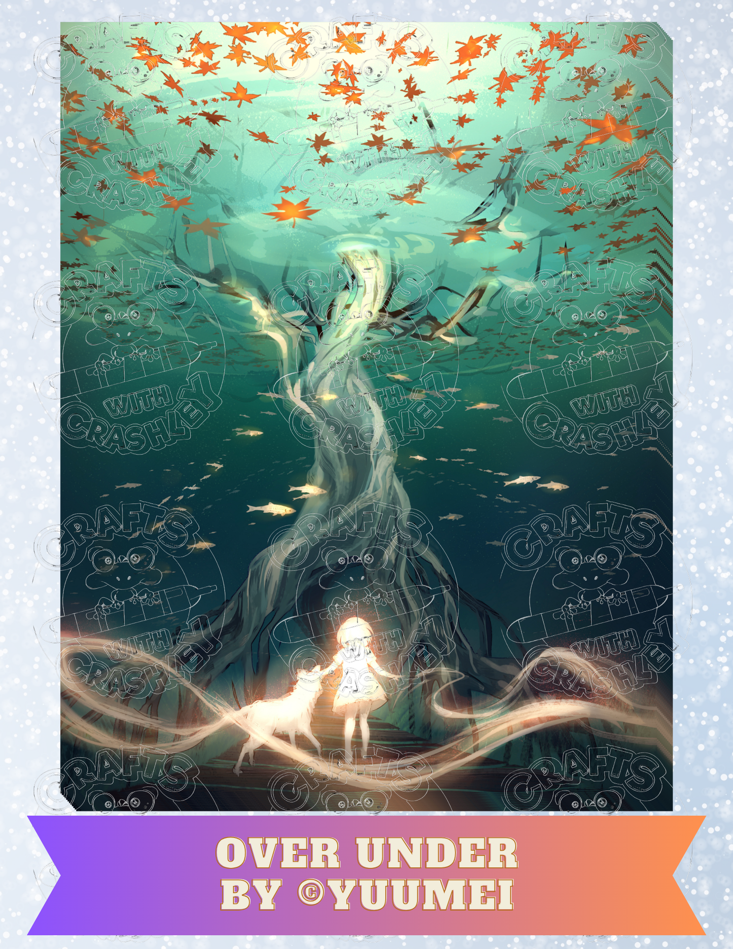 "Over Under" by ©Yuumei Premium Decorative Release Papers for Diamond Painting