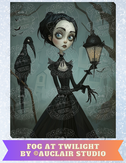 "Fog at Twilight" by ©Auclair Studio Premium Decorative Release Papers for Diamond Painting