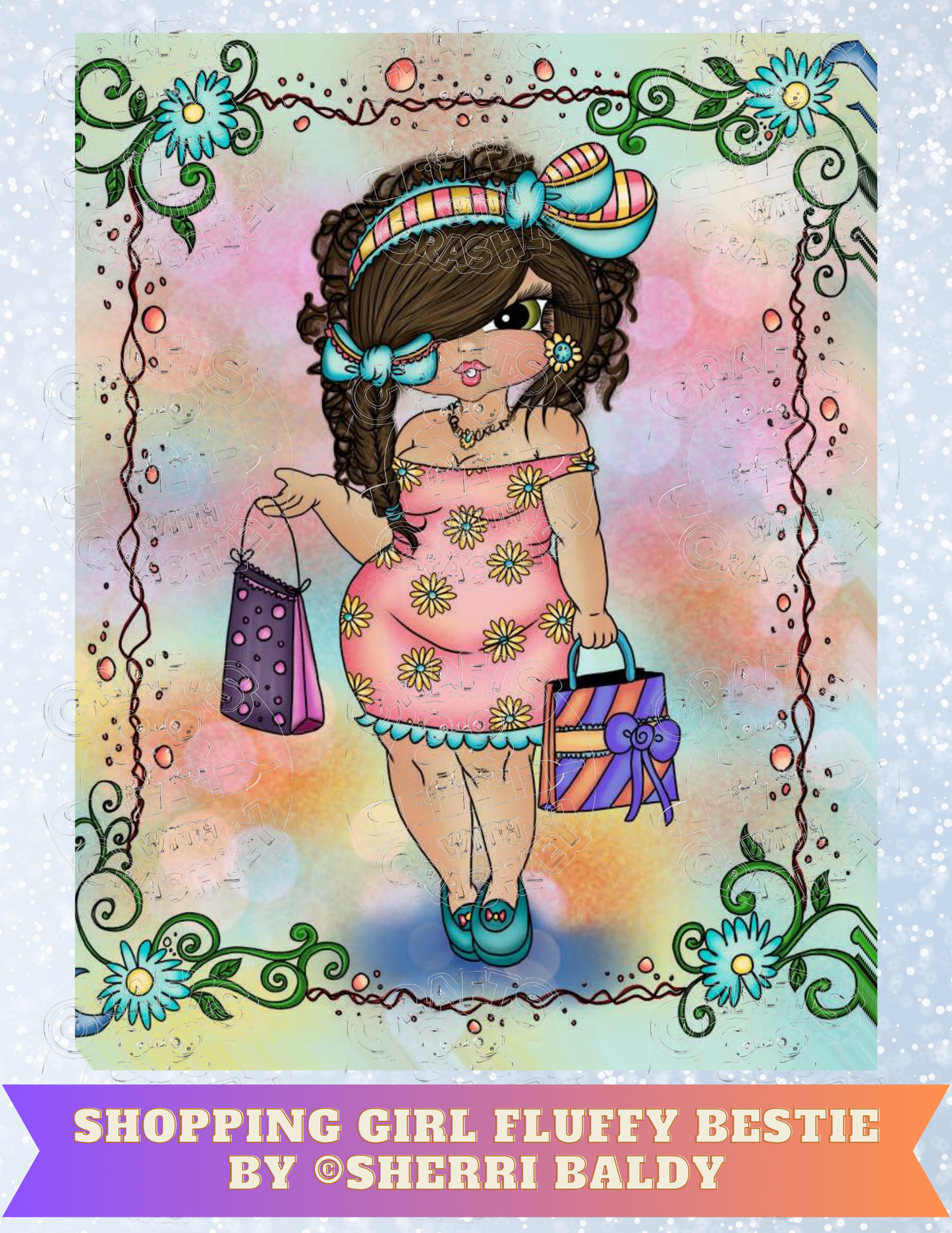 Product Bundle "Shopping Girl Fluffy Bestie" by ©Sherri Baldy