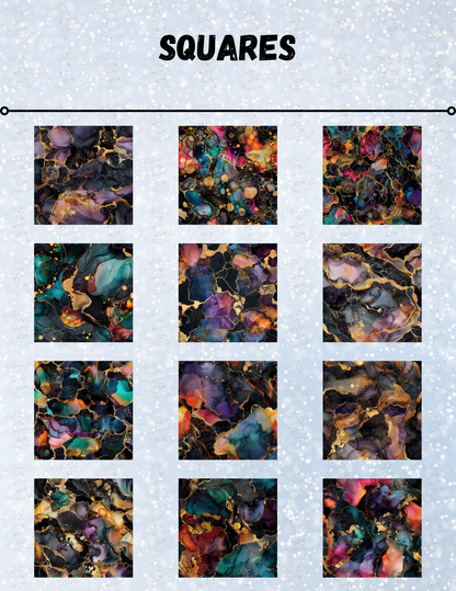 "Midnight Splash" Decorative Diamond Painting Release Papers