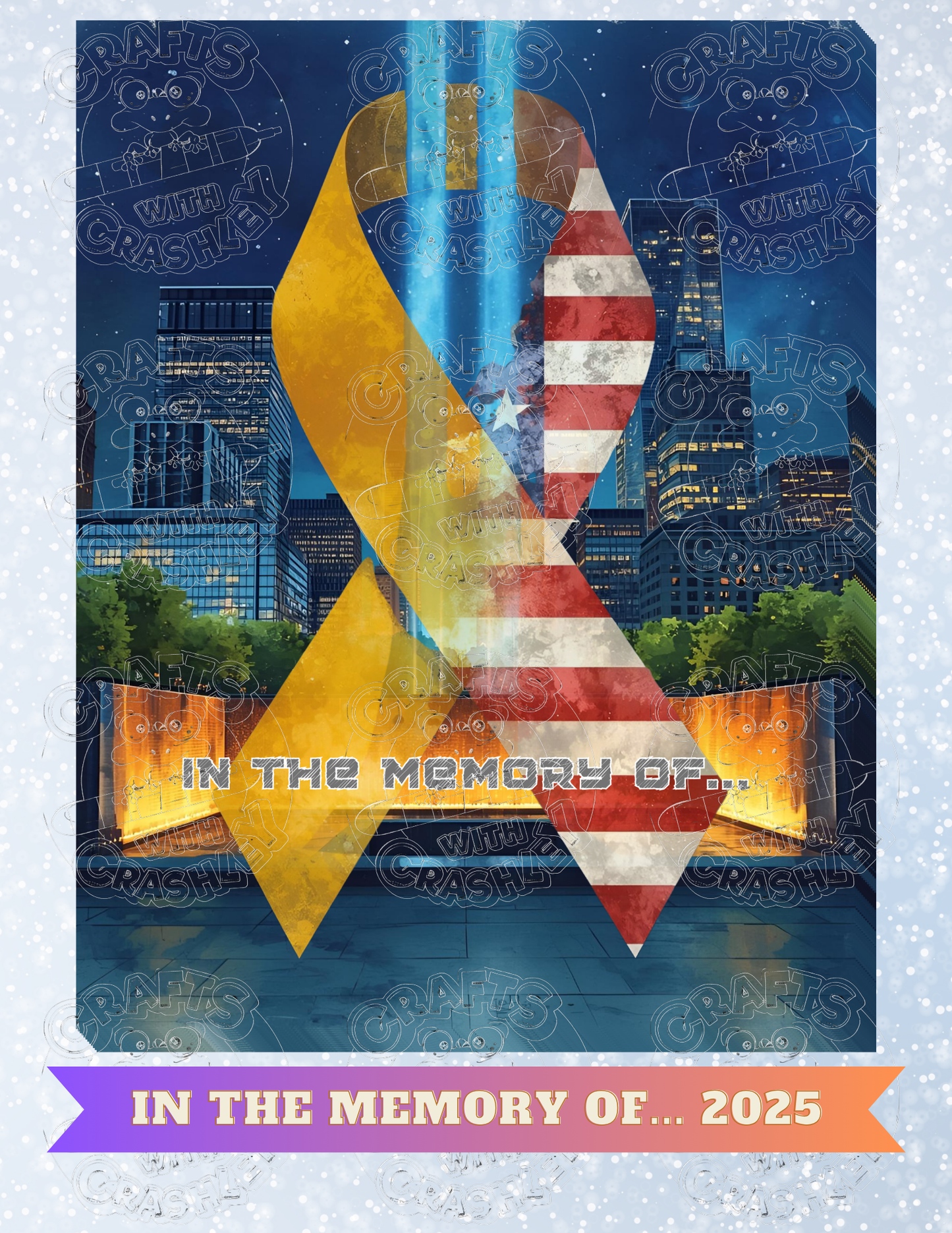 "In the Memory Of..." Premium Decorative Release Papers for Diamond Painting