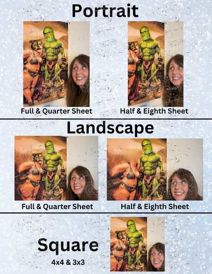 "Look What I Did" Decorative Diamond Painting Release Papers