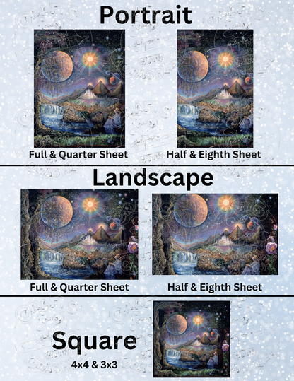 "Doorway to the Stars" by ©Josephine Wall Decorative Diamond Painting Release Papers