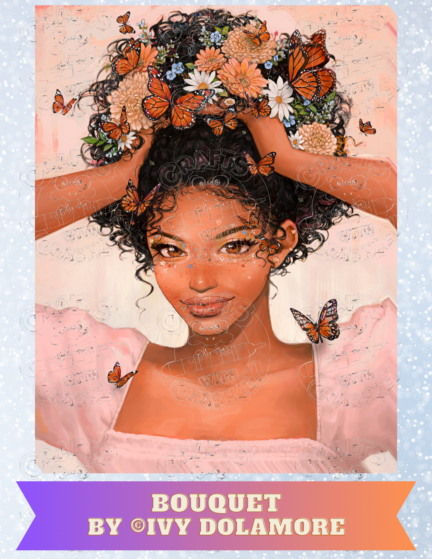 "Bouquet" by ©Ivy Dolamore Premium Decorative Release Papers for Diamond Painting