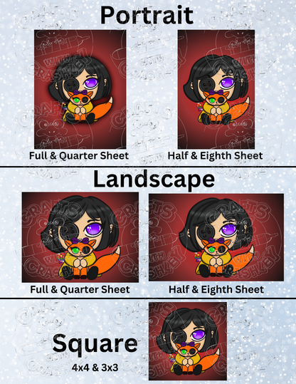 "Karalina & Roxi" by Mrs Coffee Decorative Diamond Painting Release Papers