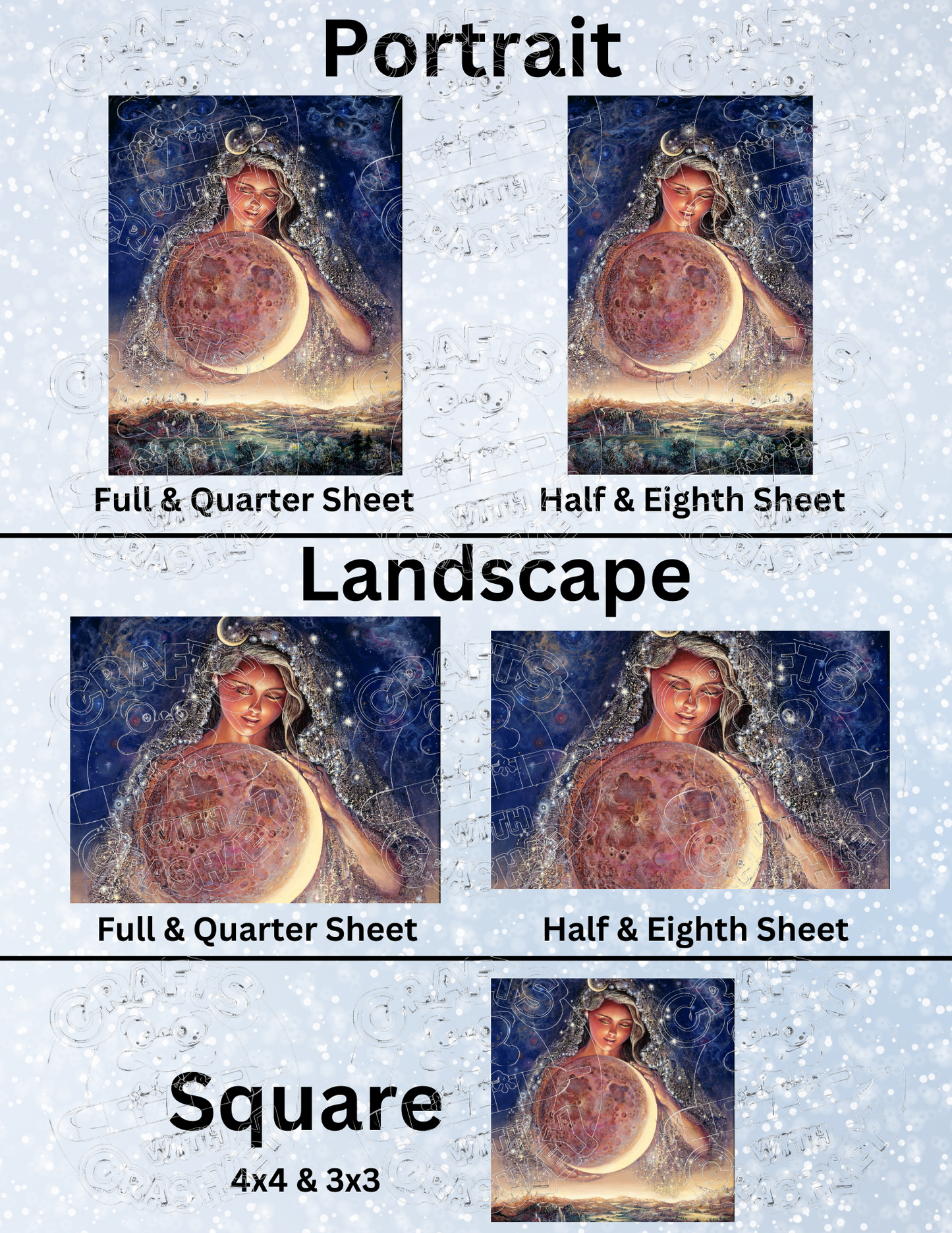 Product Bundle "Moon Goddess" by ©Josephine Wall