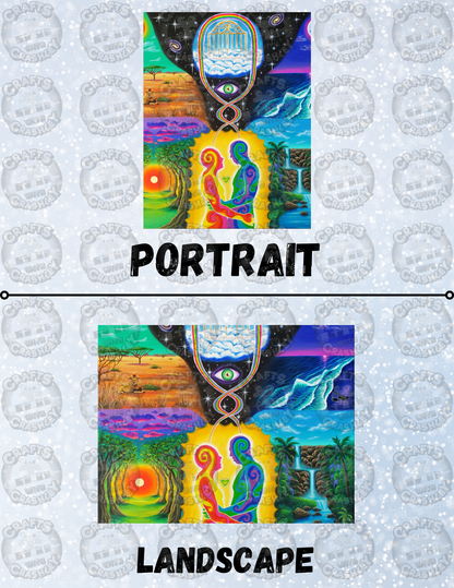 "Soulmates" by Becca Tindol Decorative Diamond Painting Release Papers