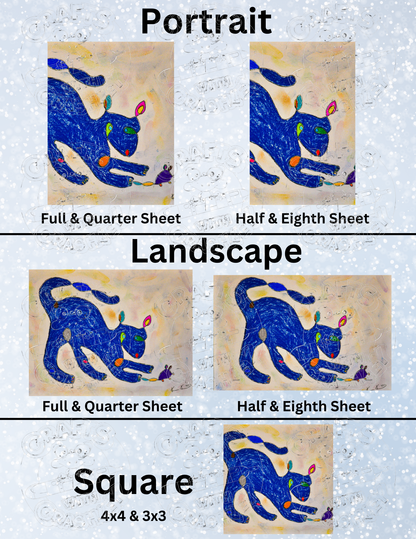 "Thomas Continuous Line" by Kaleena Kollmeier Decorative Diamond Painting Release Papers