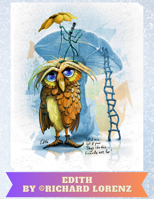 "Edith" by ©Richard Lorenz Premium Decorative Release Papers for Diamond Painting