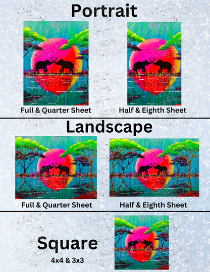 "Before the Stroll" by ©Deborah Malcolm Decorative Diamond Painting Release Papers