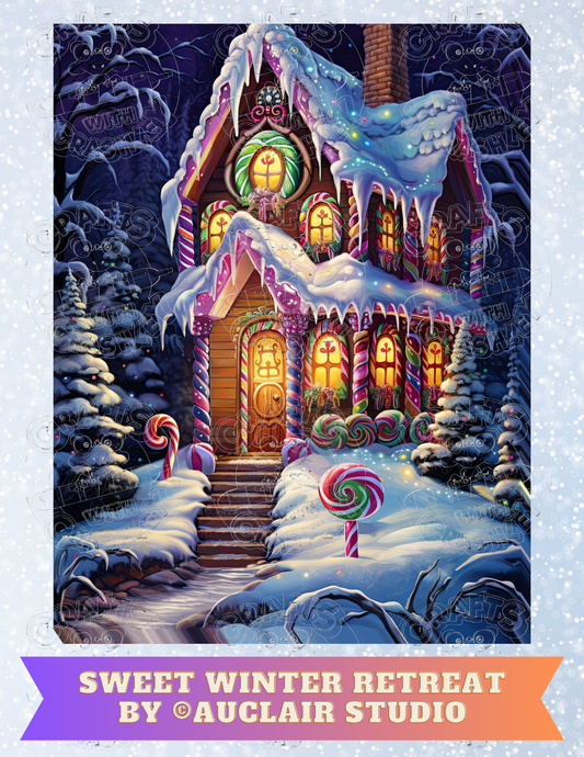 "The Sweet Winter Retreat" by ©Auclair Studio Premium Decorative Release Papers for Diamond Painting