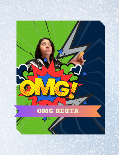 "OMG Berta" Decorative Diamond Painting Release Papers