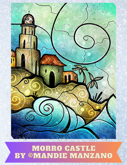 "Morro Castle" by ©Mandie Manzano Premium Decorative Release Papers for Diamond Painting