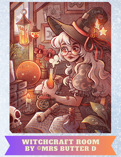 "Witchcraft Room" by ©Mrs Butter D Premium Decorative Release Papers for Diamond Painting