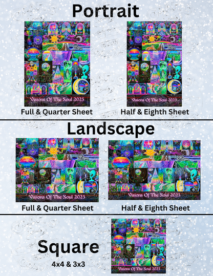 "Visions of the Soul 2025" by Becca Tindol Decorative Diamond Painting Release Papers