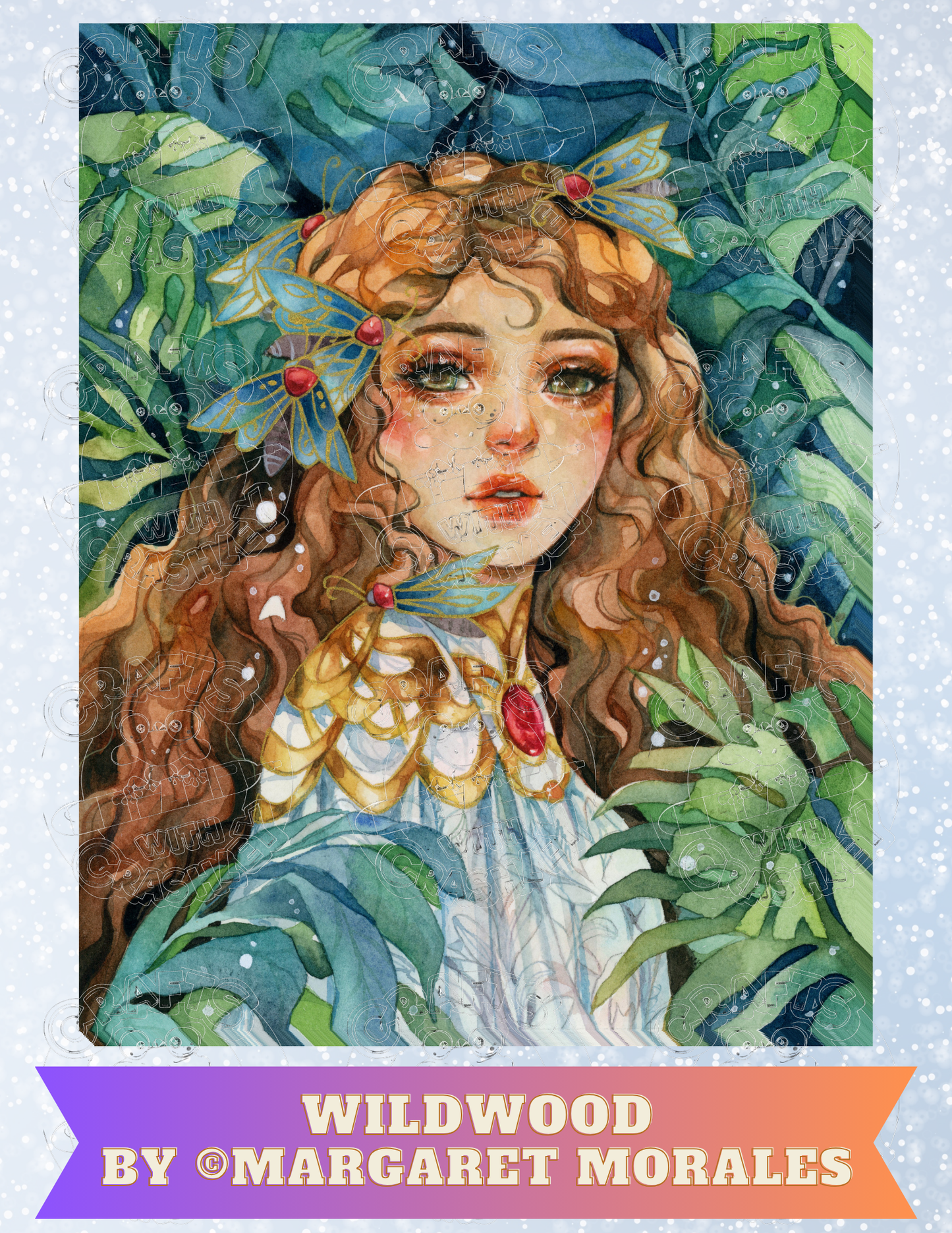 "Wildwood" by ©Margaret Morales Premium Decorative Release Papers for Diamond Painting