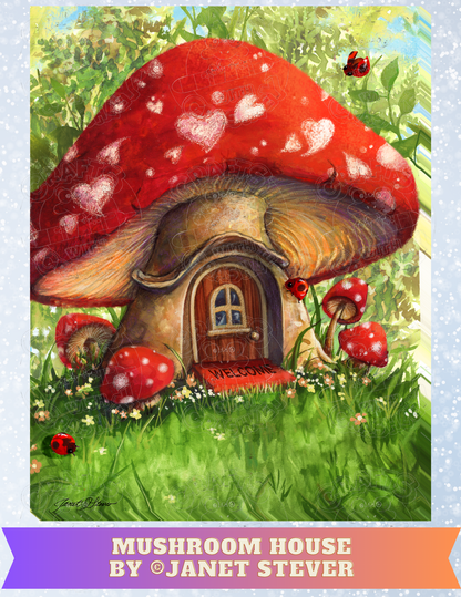Product Bundle "Mushroom House" by ©Janet Stever
