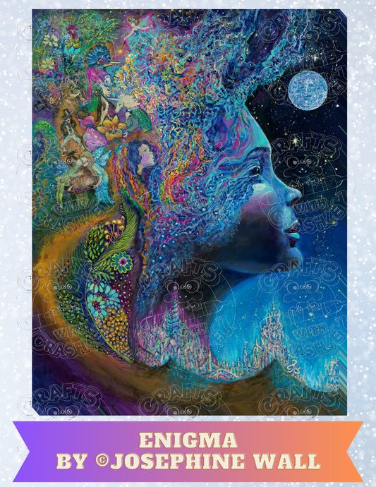 "Enigma" by ©Josephine Wall Premium Decorative Release Papers for Diamond Painting