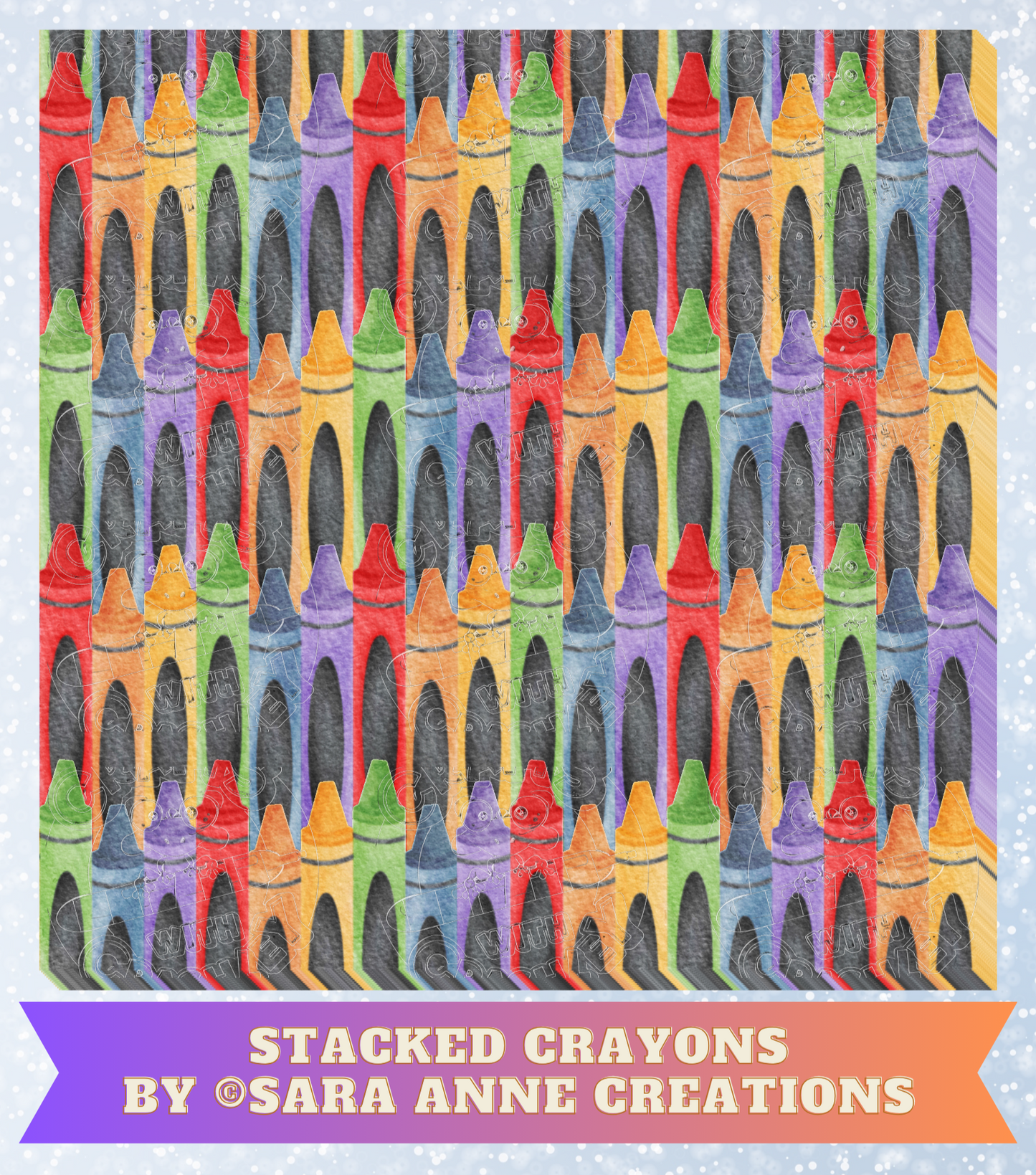Product Bundle "Stacked Crayons" by ©Sara Anne Creations