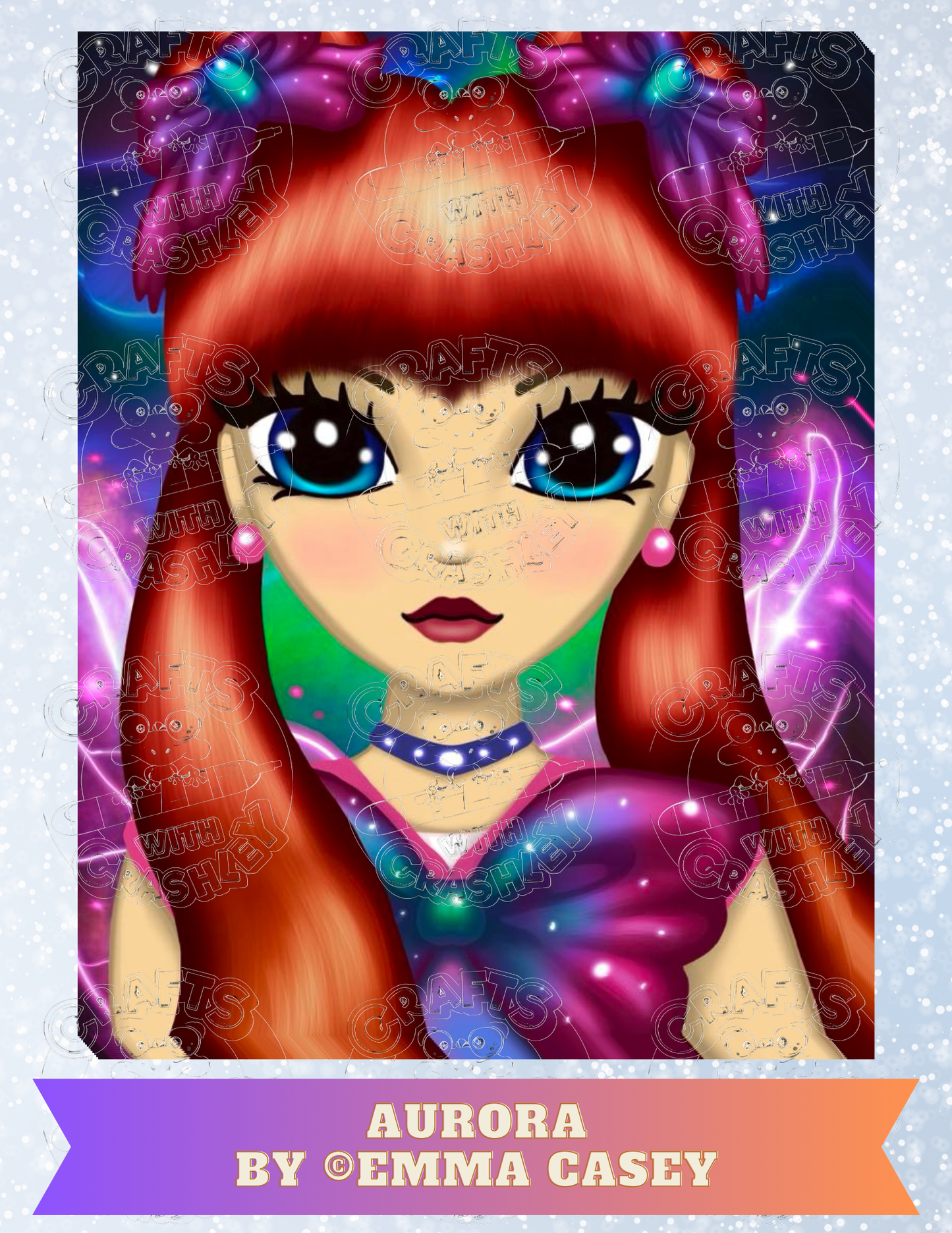 "Aurora" by ©Emma Casey Premium Decorative Release Papers for Diamond Painting