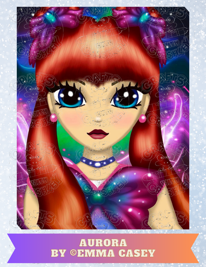 "Aurora" by ©Emma Casey Premium Decorative Release Papers for Diamond Painting