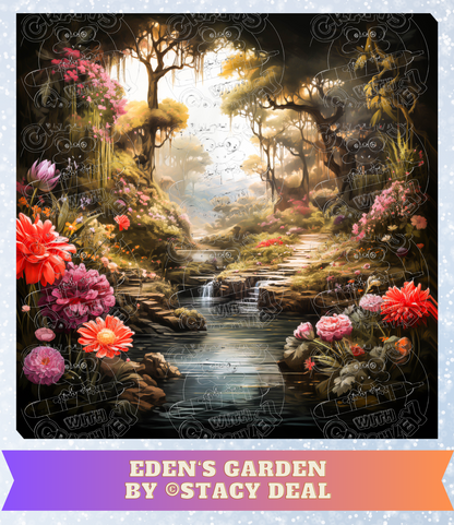 "Eden's Garden" by ©Stacy Deal Premium Decorative Release Papers for Diamond Painting